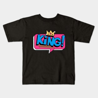 King couple matching Kids T-Shirt